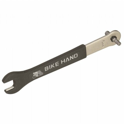 Ключ для снятия педалей 15 мм Bikehand YC-160 с рукояткой + шестигранники на 6 и 8 мм