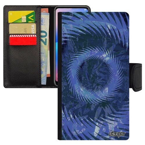 фото Чехол книжка на телефон galaxy s7, "мандала спираль" круг узор utaupia