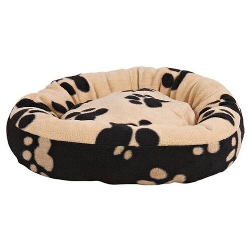 Лежак для собак и кошек TRIXIE Sammy 50х50х8 см 50 см 50 см черный/бежевый 8 см