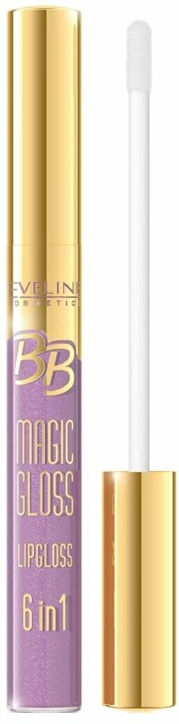 Eveline Cosmetics Блеск для губ BB Magic Gloss, тон 605 бледно-розовый