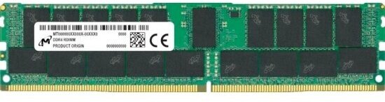 Серверная оперативная память Micron DDR4 32Gb 2933MHz pc-23400 2Rx4, CL21, ECC, Reg (MTA36ASF4G72PZ-2G9E2) оем for server