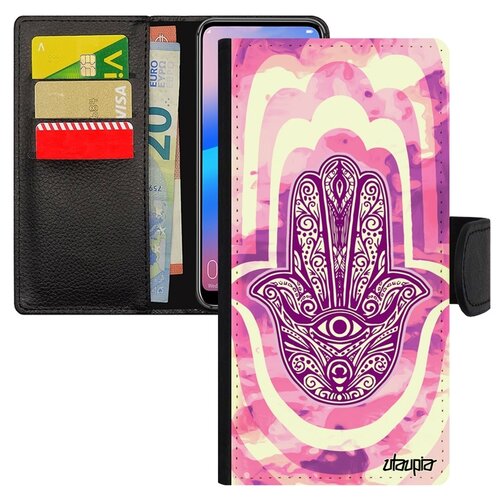 фото Чехол книжка для мобильного p30 lite, "рука фатимы" фетиш кулон utaupia