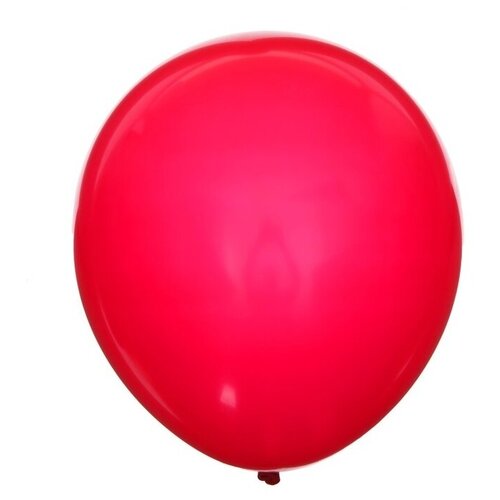 фото Шар латексный 12", пастель, набор 100 шт., цвет красный страна карнавалия