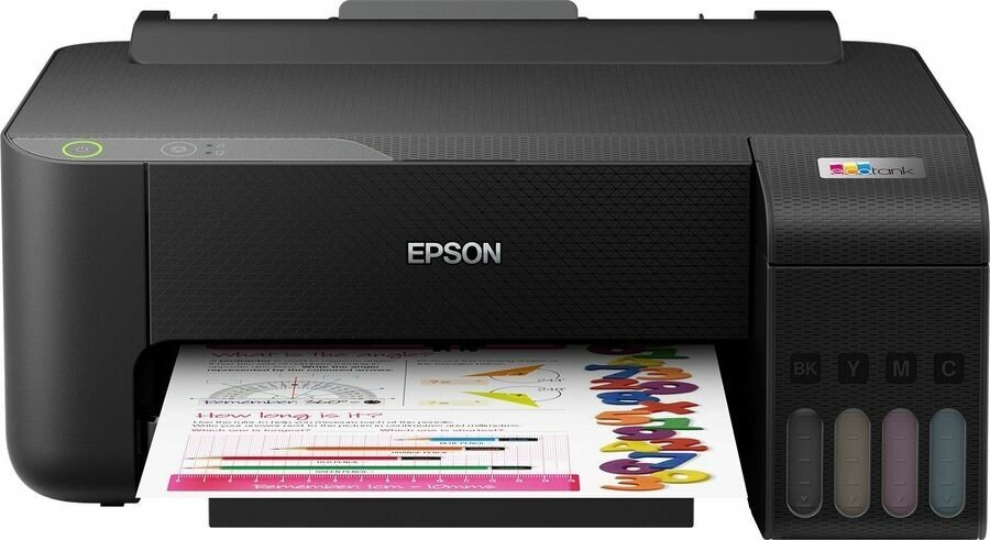 Принтер Epson струйный L1210 (C11CJ70401/501/509) A4 черный