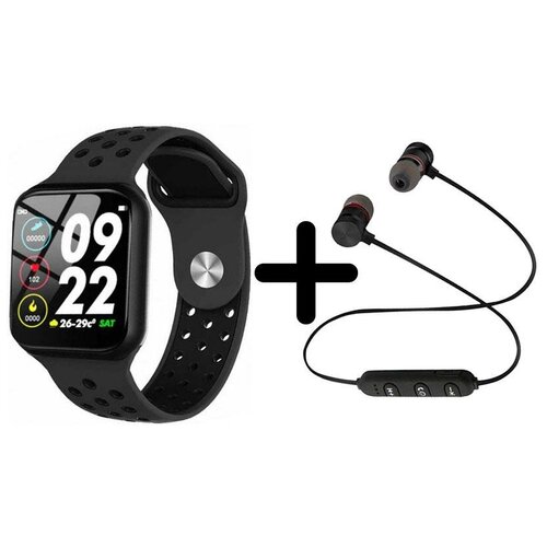 Умные часы BandRate Smart SHF88BB-SET1 с беспроводными наушниками тонометром счетчиком калорий 523000₽