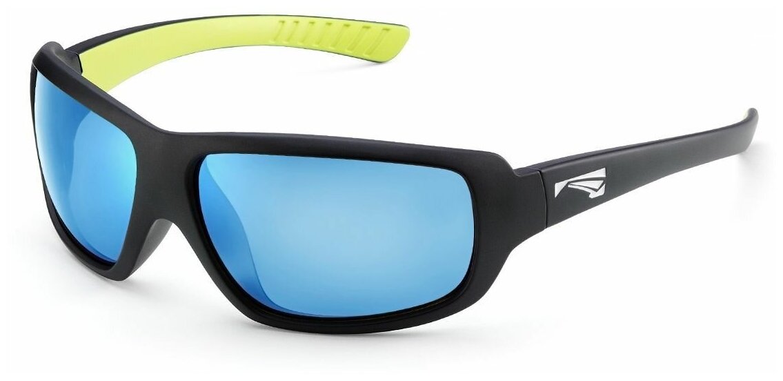 Солнцезащитные очки LiP Sunglasses  LiP FLO / Matt Black - Mustard / PCPL Levanté Series ML Blue Smoke AF