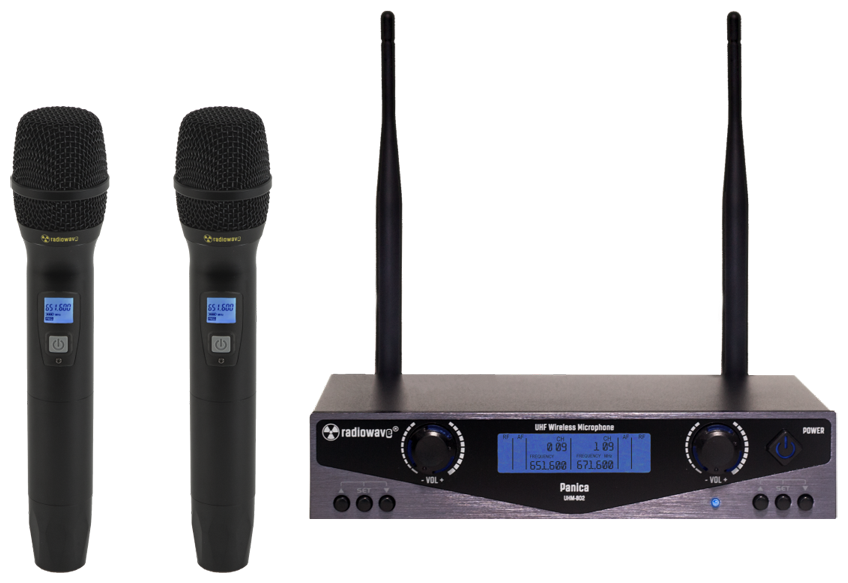 Radiowave UHM-802 Радиосистема с 2 ручным микрофоном с выборной частотой
