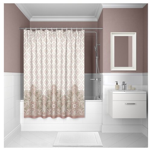 фото Штора для ванной комнаты iddis d08p218i11 200х180 см полиэстер