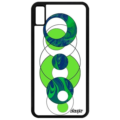 фото Чехол на apple iphone xs max, "круги" эффект круг utaupia