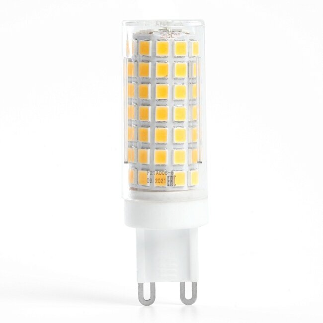 Лампа светодиодная LED 9вт 230в G9 дневной капсульная | код 38148 | FERON (3шт. в упак.)