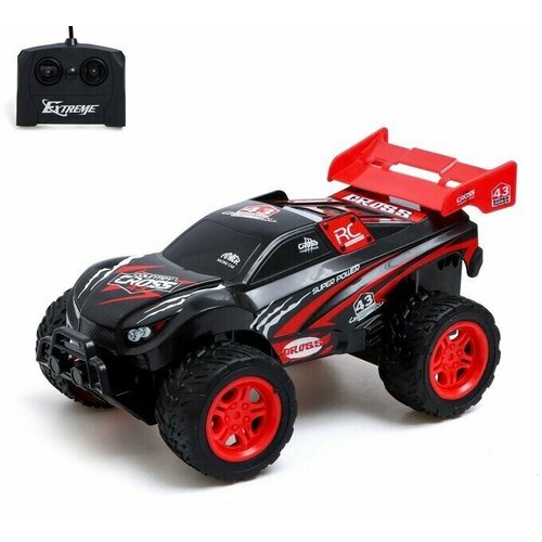 Джип радиоуправляемый Исследователь , работает от батареек, цвет красный