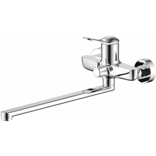 Смеситель для ванны длинн. излив, однорычажный, без лейки и шланга JD-E107-6-1 Janedo