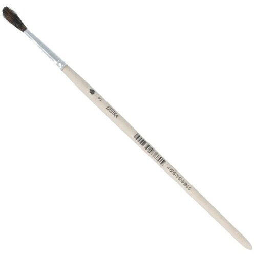 Кисть белка ХМ С-1703 круглая короткая ручка 03 646₽