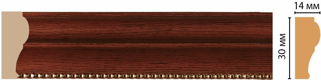 Молдинг Decomaster 101-52 В30хШ41хД2400 мм / Декомастер.