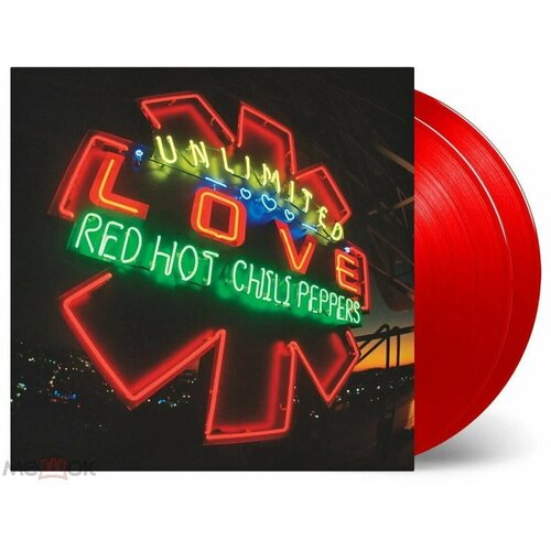 RED HOT CHILI PEPPERS - UNLIMITED LOVE (Limited RED, 2LP). Новый альбом 2022 red hot chili peppers unlimited love limited edition 2lp щетка для lp brush it набор