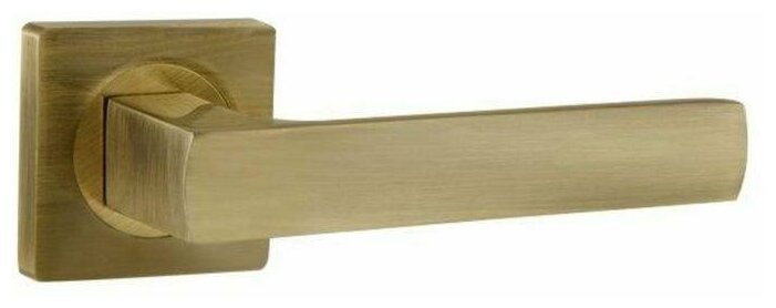 Ручка дверная раздельная ERGO JK на квадратной розетке ( для межкомнатных, деревянных и входных, металлических дверей )