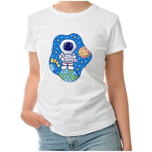 фото Футболка roly, размер s, белый