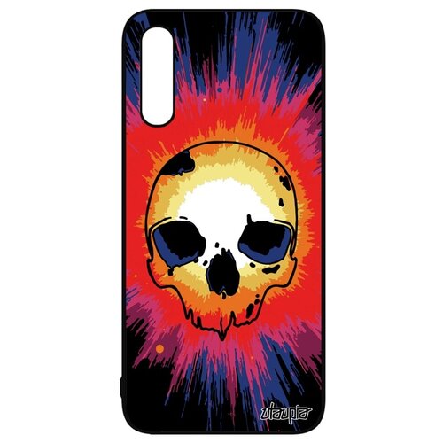 фото Чехол на телефон galaxy a50, "череп" кость skull utaupia
