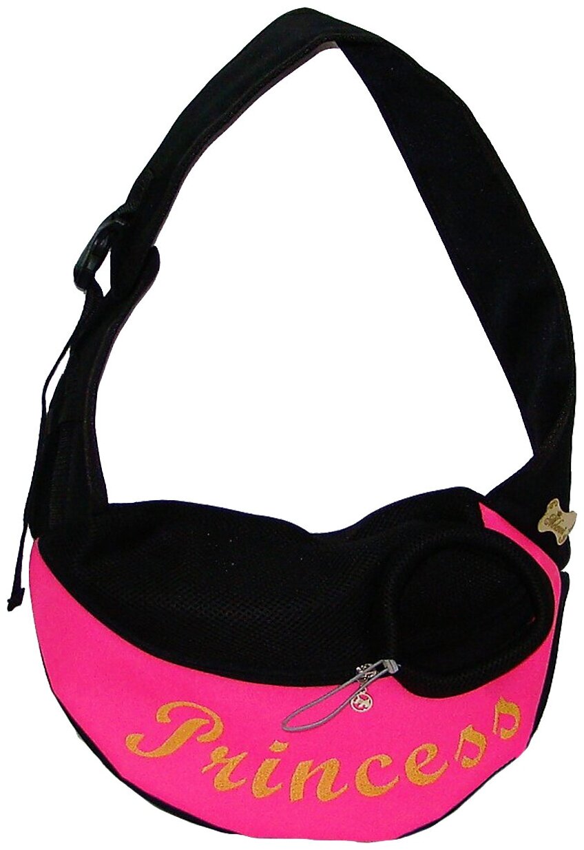 Слинг Melenni Стандарт Princess M розовый/черная сетка, 45Х32Х15, см;Вес: 330 гр.