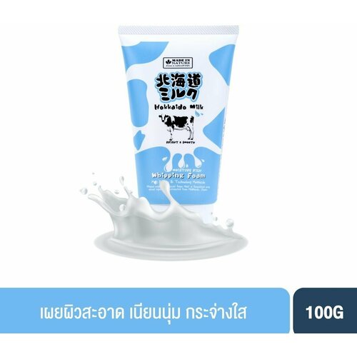 MADE IN NATURE Пенка для умывания взбитые сливки Hokkaido Milk Moisture Rich Whipping Foam, 100 гр