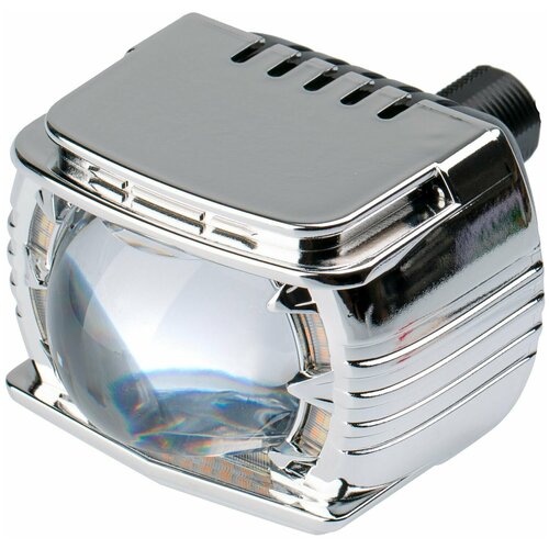Светодиодная линза дальнего света Optima LED Lens High Beam Square, 5000K, с функциец ДХО и поворотника, комплект 2 шт.