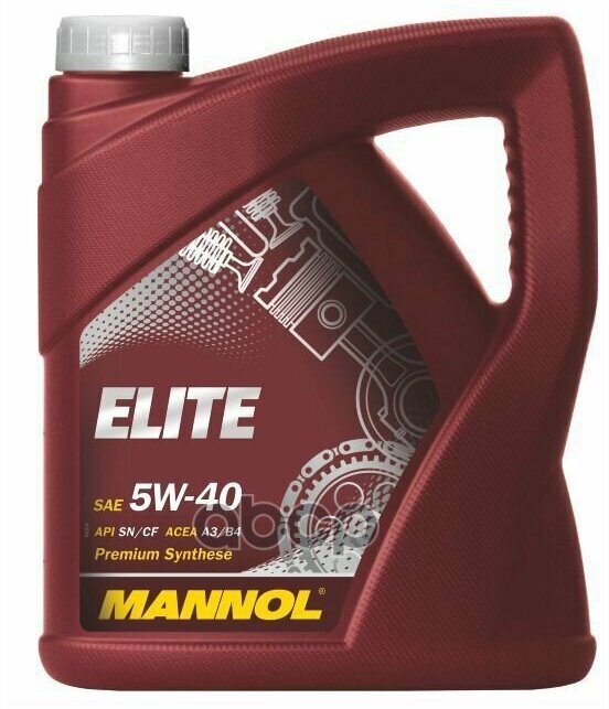 MANNOL 7903-4 Mannol Синтетическое Моторное Масло Elite 5W40 Sn/Cf 4Л.