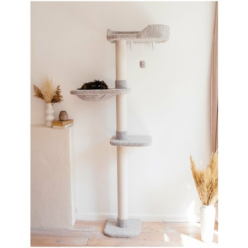 Когтеточка для кошек настенная с гамаком КОТ-Е 