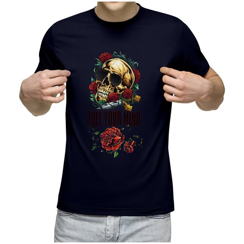 фото Футболка us basic, размер s, синий