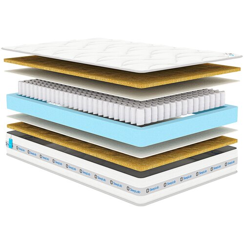 Матрас пружинный SLEEPLAB Technology, 180х200 см, жесткость высокая