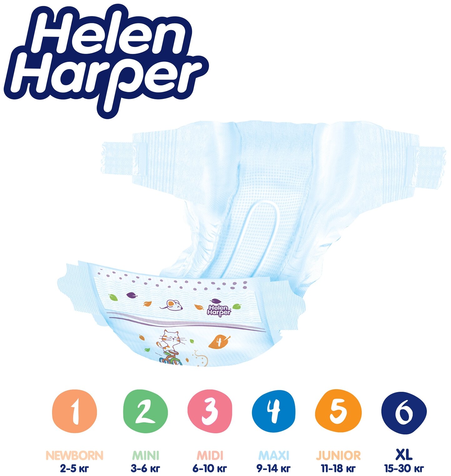 Подгузники Helen Harper Baby Maxi (7-18 кг) 62 шт. - фото №3