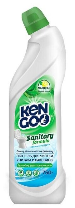 KENGOO ЭКО Гель для чистки унитаза 750мл - фотография № 3