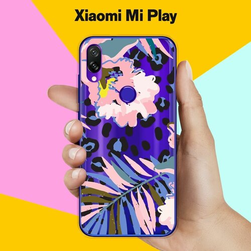 Силиконовый чехол на Xiaomi Mi Play Пятна / для Сяоми Ми Плей силиконовый чехол на xiaomi mi play утки для сяоми ми плей