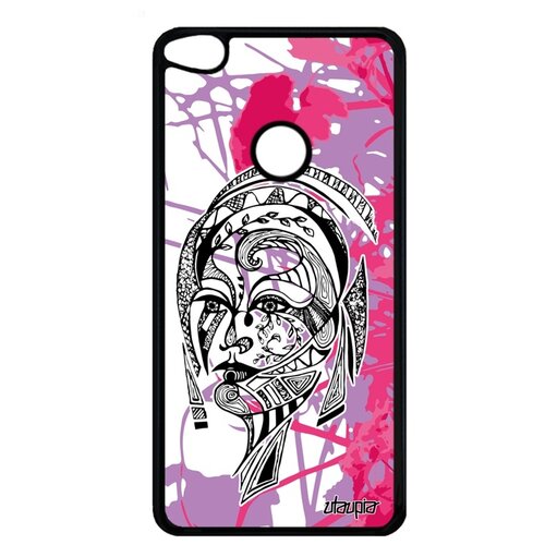 фото Чехол на телефон p8 / p9 lite 2017, "портрет женщины" трибал fleur utaupia