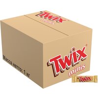 Конфеты Twix Minis, 1 кг, картонная коробка