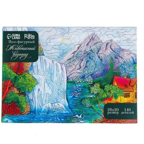 Классические пазлы Puzzle Пазл фигурный «Живописный водопад»