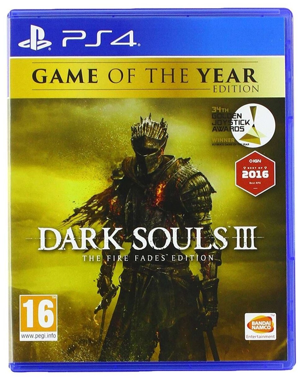 Dark Souls 3 (III) The Fire Fades Edition (PS4) английский язык