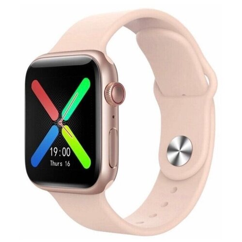 Смарт часы Smart Watch T500 plus розовые 319900₽