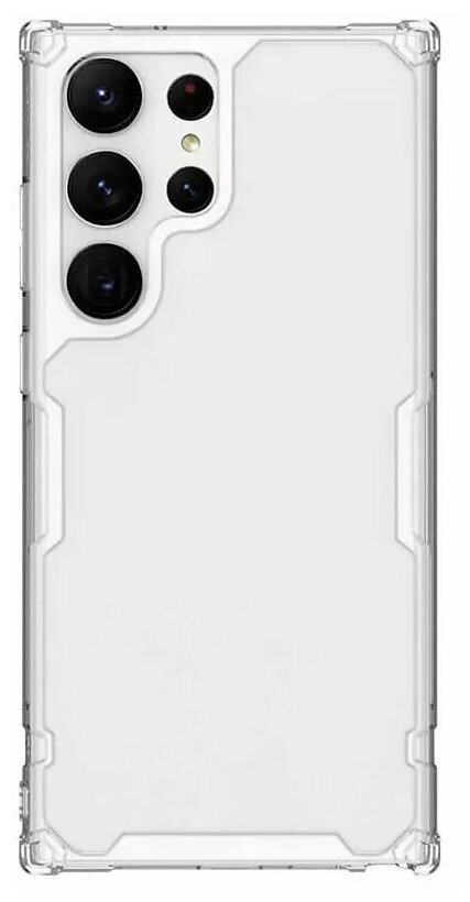 Nillkin для Galaxy S23 Ultra чехол Nature TPU Pro White