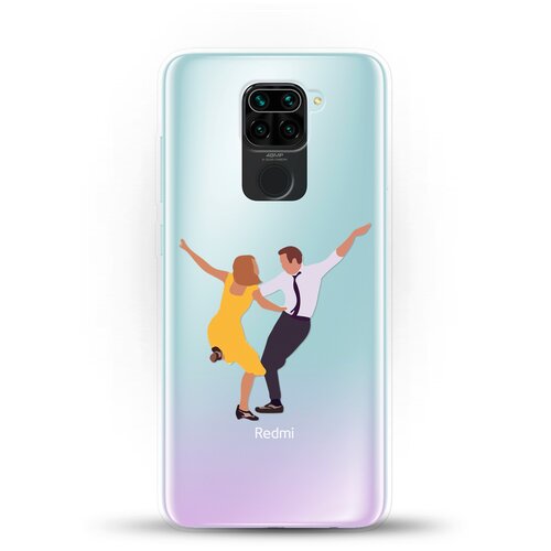фото Силиконовый чехол миа и себастьян на xiaomi redmi note 9s andy & paul