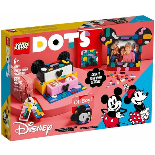 Конструктор LEGO Dots Mickey Mouse Minnie Mouse Back-to-School Project Box 41964