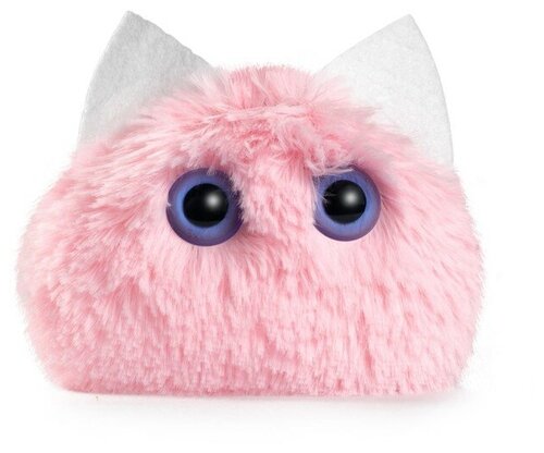 Мягкая игрушка-брелок Кот, цвет розовый, 8 см