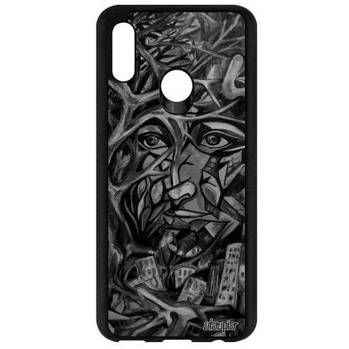 фото Чехол для мобильного p smart 2019, "взгляд" картина абстракция utaupia