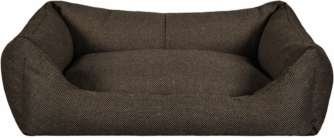 Лежак "Ротонд" прямоугольный с подушкой, шоколад, 87х62х24см - фотография № 2
