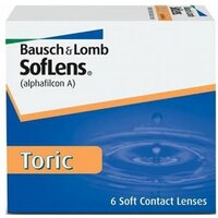 Контактные линзы Bausch & Lomb SofLens Toric, 6 шт., R 8,5, D -3, CYL: -2,25, AХ: 160