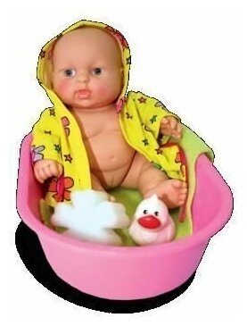 Кукла набор карапуз в ванночке Весна в ассортименте - фото №4