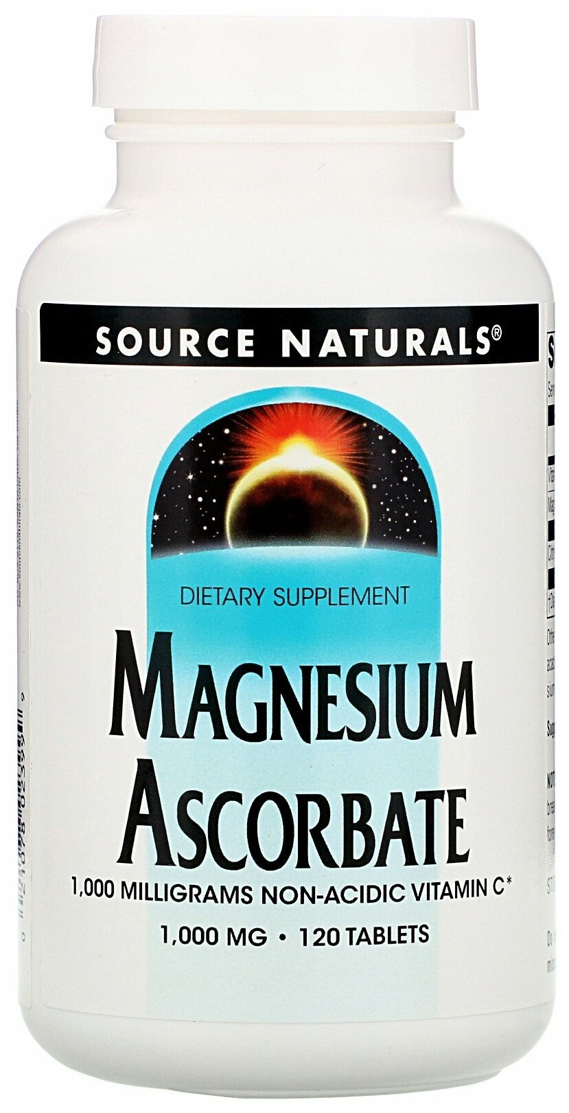 Таблетки Source Naturals Magnesium Ascorbate 1000 мг