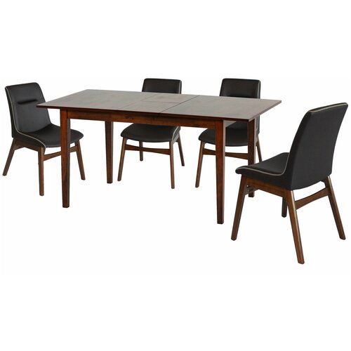 Комплект обеденный (стол раздвижной MANUKAN, арт. LWM(SF)12808S53-E300 и 4 кресла REDANG, арт.LW1811)