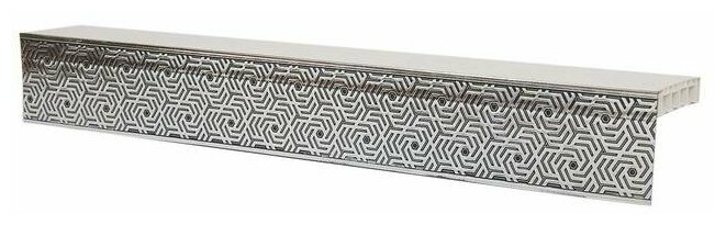 Декоративная планка Арабеска, длина 250 см, ширина 7 см, цвет серебро/чёрный Магеллан 7376835 . - фотография № 3