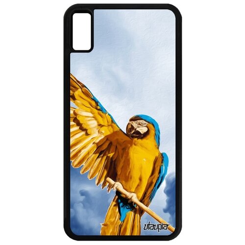 фото Чехол на телефон iphone xs max, "попугай" говорящий попугайчики utaupia