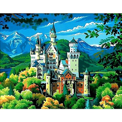 Картина по номерам Замок Нойшванштайн 40х50 см Hobby Home картина по номерам замок нойшванштайн 40х50 см